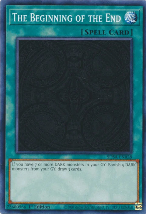 1st Edition, Common, Normal Spell, Spell, Structure Deck: Sacred Beasts The Beginning of the End [SDSA-EN028] Common - Trading Card World