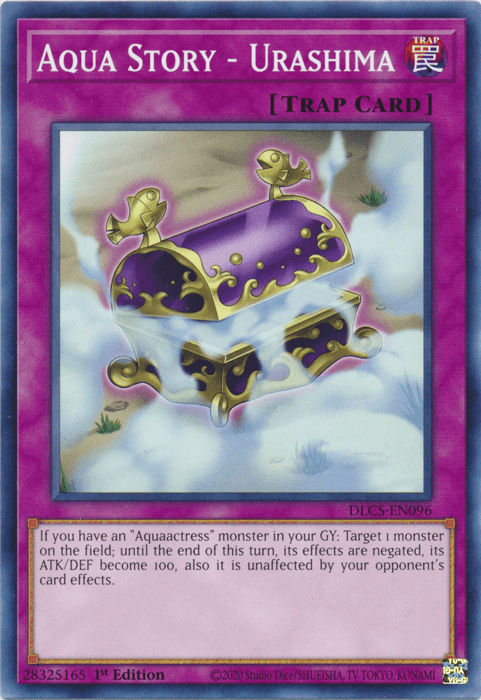 1st Edition, Common, Dragons of Legend: The Complete Series, Normal Trap, Trap Aqua Story - Urashima [DLCS-EN096] Common - Trading Card World