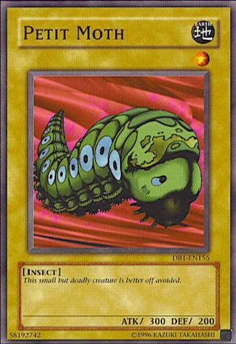 Common, Dark Beginning 1, Earth, Insect, Normal Monster, Unlimited Petit Moth [DB1-EN155] Common - Trading Card World