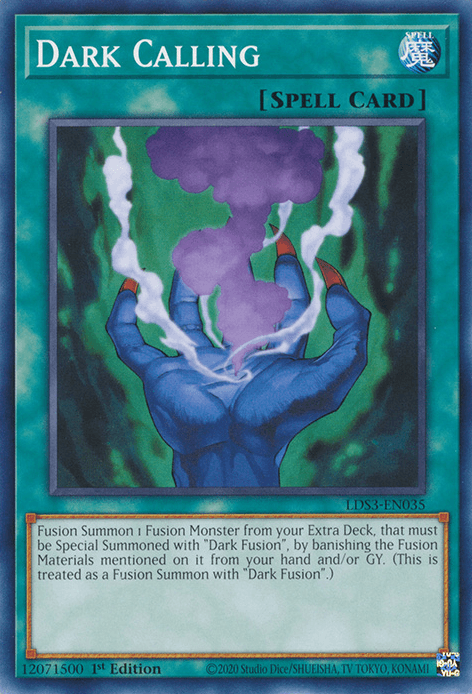 1st Edition, Common, Legendary Duelists: Season 3, Normal Spell, Spell Dark Calling [LDS3-EN035] Common - Trading Card World