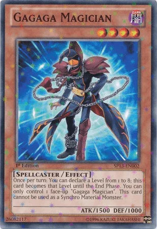 1st Edition, Dark, Effect Monster, Spellcaster, Star Pack 2013, Starfoil Rare, Unlimited Gagaga Magician [SP13-EN002] Starfoil Rare - Trading Card World