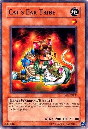 Beast-Warrior, Common, Dark Revelation Volume 1, Earth, Effect Monster, Unlimited Cat's Ear Tribe [DR1-EN136] Common - Trading Card World