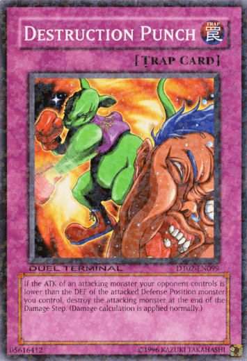 Common, Duel Terminal 2, Limited, Normal Trap, Trap Destruction Punch [DT02-EN099] Common - Trading Card World