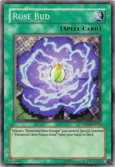 Normal Spell, Premium Pack 2, Secret Rare, Spell, Unlimited Rose Bud [PP02-EN011] Secret Rare - Trading Card World
