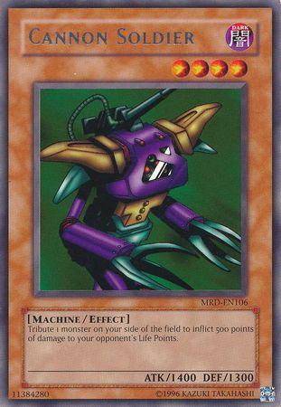 Dark, Effect Monster, Machine, Metal Raiders, Rare, Unlimited Cannon Soldier [MRD-EN106] Rare - Trading Card World