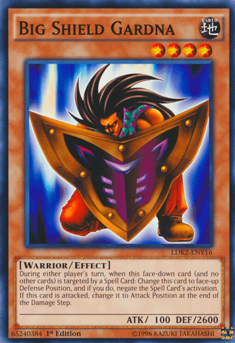 1st Edition, Common, Earth, Effect Monster, Legendary Decks II, Unlimited, Warrior Big Shield Gardna [LDK2-ENY16] Common - Trading Card World