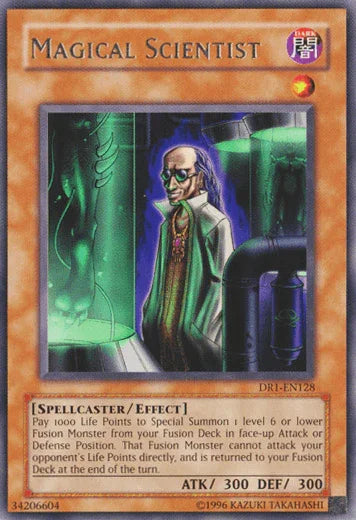 Dark, Dark Revelation Volume 1, Effect Monster, Rare, Spellcaster, Unlimited Magical Scientist [DR1-EN128] Rare - Trading Card World
