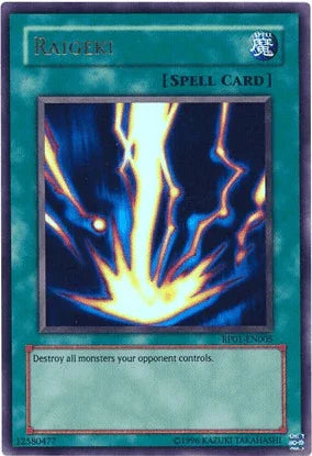 Normal Spell, Retro Pack 1, Spell, Ultra Rare, Unlimited Raigeki [RP01-EN005] Ultra Rare - Trading Card World