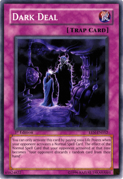 1st Edition, Common, Elemental Energy, Normal Trap, Trap, Unlimited Dark Deal [EEN-EN052] Common - Trading Card World