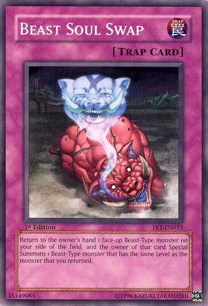 1st Edition, Common, Flaming Eternity, Normal Trap, Trap, Unlimited Beast Soul Swap [FET-EN055] Common - Trading Card World