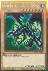 1st Edition, Dark, Dragon, Gold Rare, Maximum Gold, Normal Monster Red-Eyes Black Dragon [MAGO-EN003] Gold Rare - Trading Card World