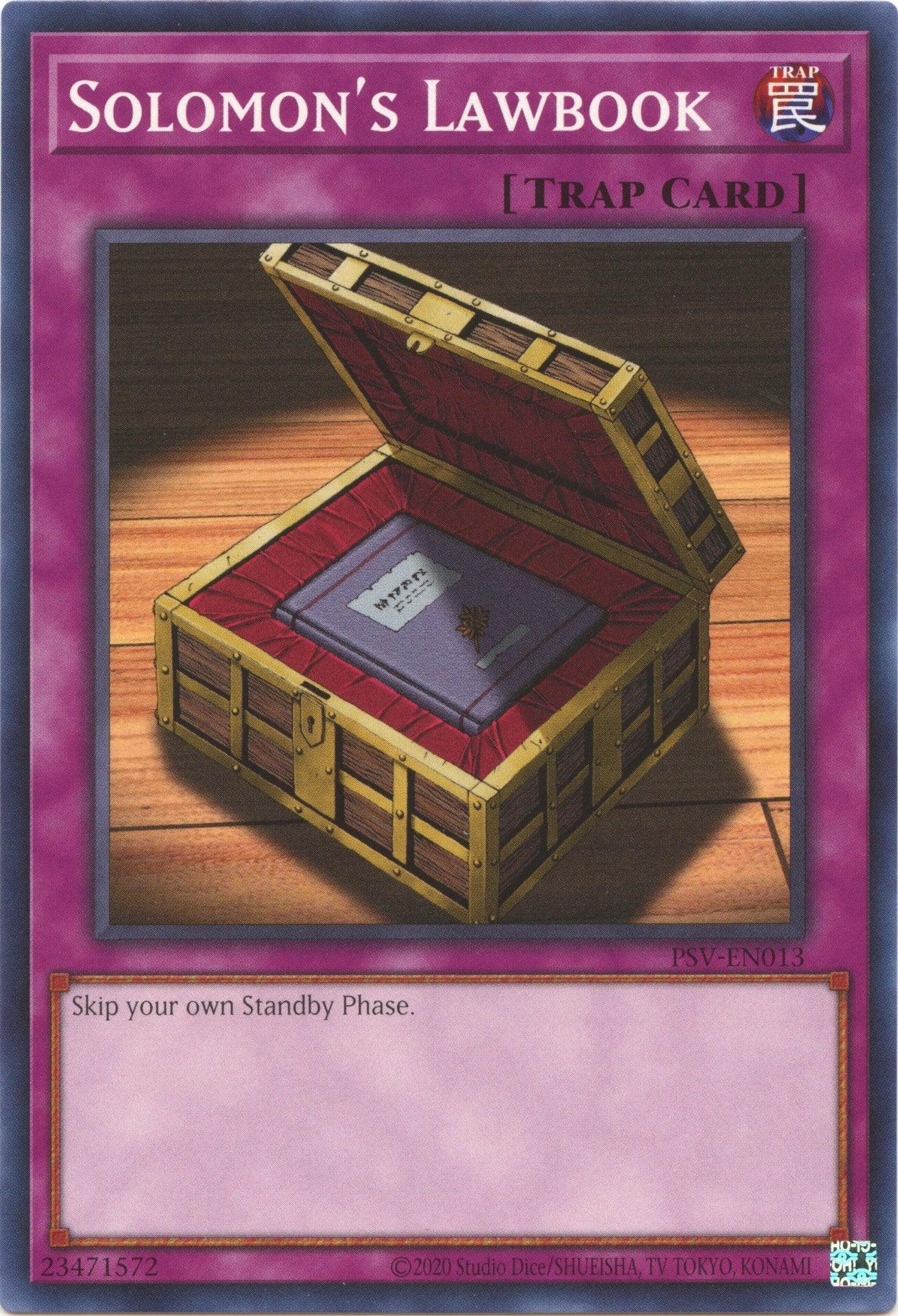 Common, Normal Trap, Pharaoh's Servant (25th Anniversary Edition), Trap, Unlimited Solomon's Lawbook (25th Anniversary) [PSV-EN013] Common - Trading Card World