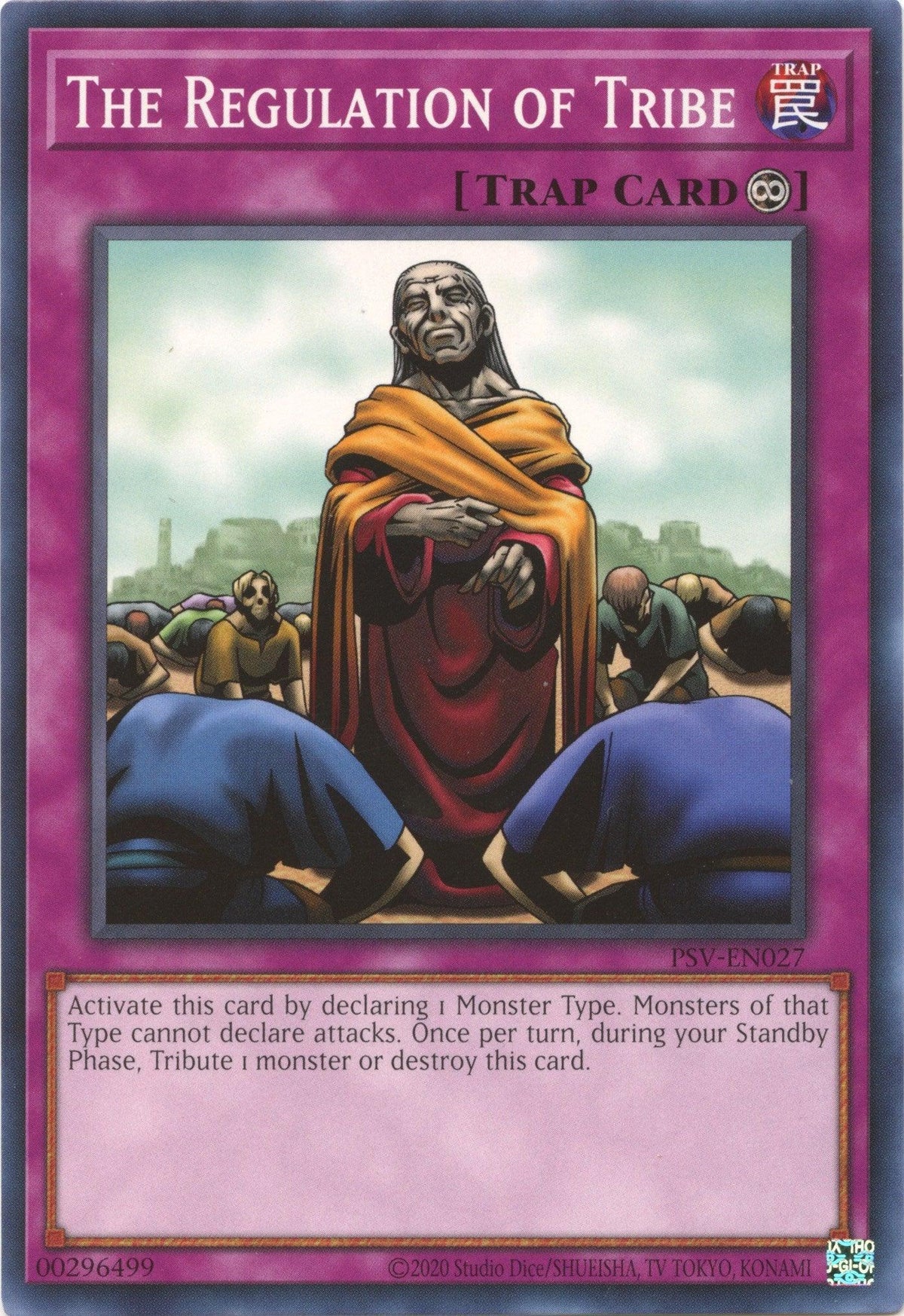 Common, Continuous Trap, Pharaoh's Servant (25th Anniversary Edition), Trap, Unlimited The Regulation of Tribe (25th Anniversary) [PSV-EN027] Common - Trading Card World