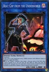 1st Edition, Dark, Fiend, Genesis Impact, Link/Effect Monster, Super Rare Beat Cop from the Underworld [GEIM-EN048] Super Rare - Trading Card World