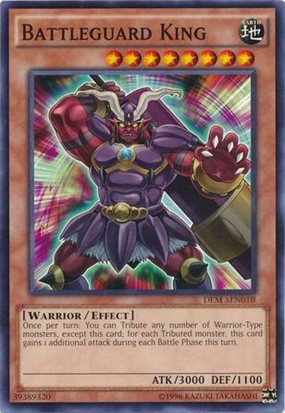 Common, Demo Deck 2016, Earth, Effect Monster, Unlimited, Warrior Battleguard King [DEM3-EN010] Common - Trading Card World