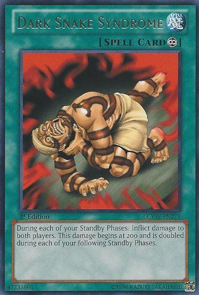1st Edition, Continuous Spell, Legendary Collection 3: Yugi's World, Rare, Spell, Unlimited Dark Snake Syndrome [LCYW-EN271] Rare - Trading Card World