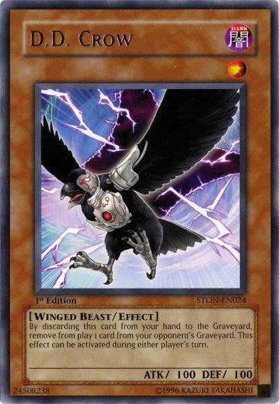 1st Edition, Dark, Effect Monster, Rare, Strike of Neos, Unlimited, Winged Beast D.D. Crow [STON-EN024] Rare - Trading Card World