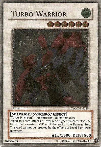 1st Edition, Crossroads of Chaos, Synchro/Effect Monster, Ultimate Rare, Unlimited, Warrior, Wind Turbo Warrior (UTR) [CSOC-EN038] Ultimate Rare - Trading Card World