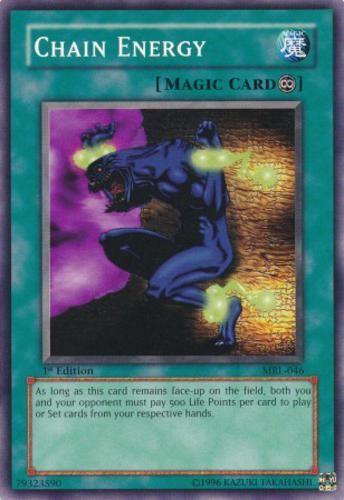 1st Edition, Common, Continuous Spell, Magic Ruler, Spell, Unlimited Chain Energy [MRL-046] Common - Trading Card World