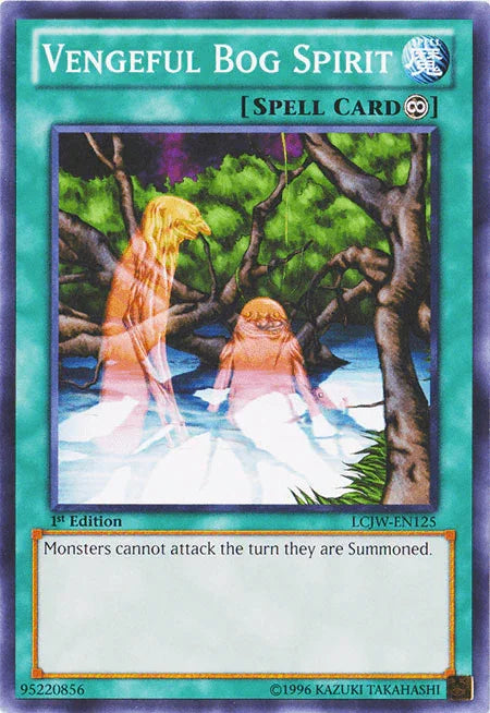 1st Edition, Common, Continuous Spell, Legendary Collection 4: Joey's World, Spell Vengeful Bog Spirit [LCJW-EN125] Common - Trading Card World