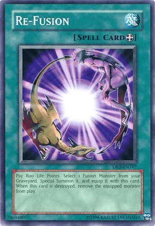 Common, Dark Revelation Volume 3, Equip Spell, Spell, Unlimited Re-Fusion [DR3-EN167] Common - Trading Card World