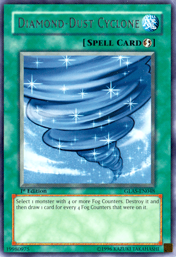 1st Edition, Gladiator's Assault, Quick Play Spell, Rare, Spell, Unlimited Diamond-Dust Cyclone [GLAS-EN048] Rare - Trading Card World