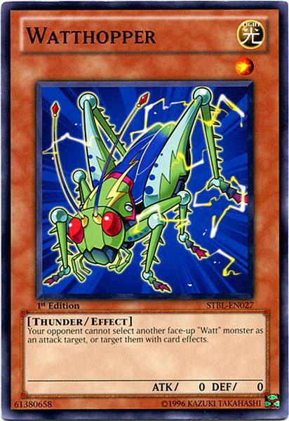 1st Edition, Common, Effect Monster, Light, Starstrike Blast, Thunder, Unlimited Watthopper [STBL-EN027] Common - Trading Card World