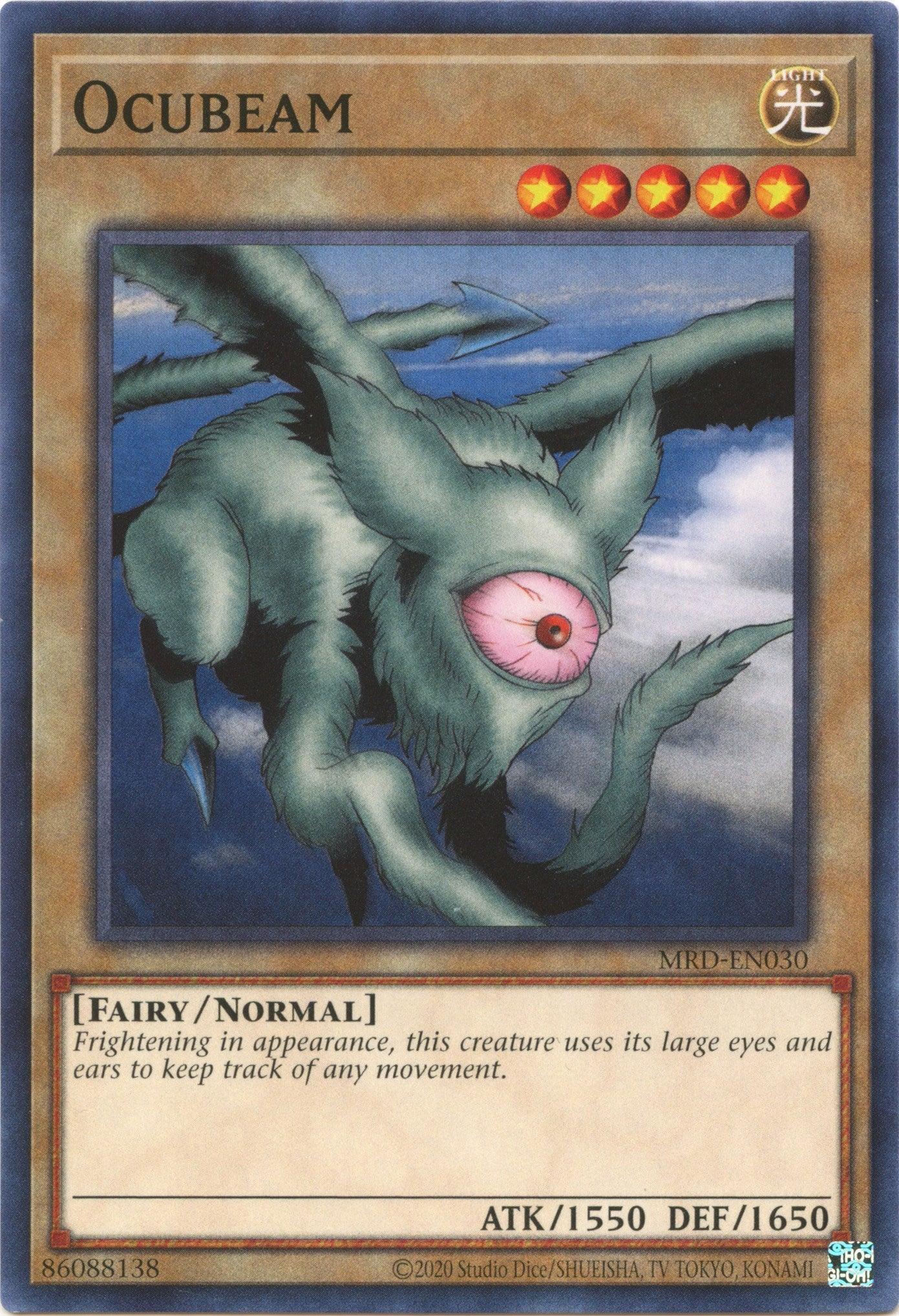 Common, Fairy, Light, Metal Raiders (25th Anniversary Edition), Normal Monster, Unlimited Ocubeam (25th Anniversary) [MRD-EN030] Common - Trading Card World