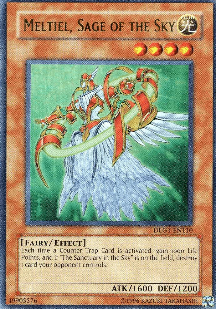 Dark Legends, Effect Monster, Fairy, Light, Ultra Rare, Unlimited Meltiel, Sage of the Sky [DLG1-EN110] Ultra Rare - Trading Card World
