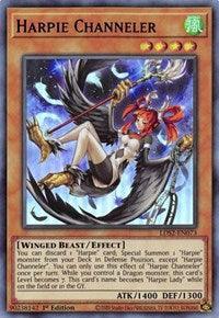 1st Edition, Effect Monster, Legendary Duelists: Season 2, Ultra Rare, Wind, Winged Beast Harpie Channeler (Purple) [LDS2-EN073] Ultra Rare - Trading Card World