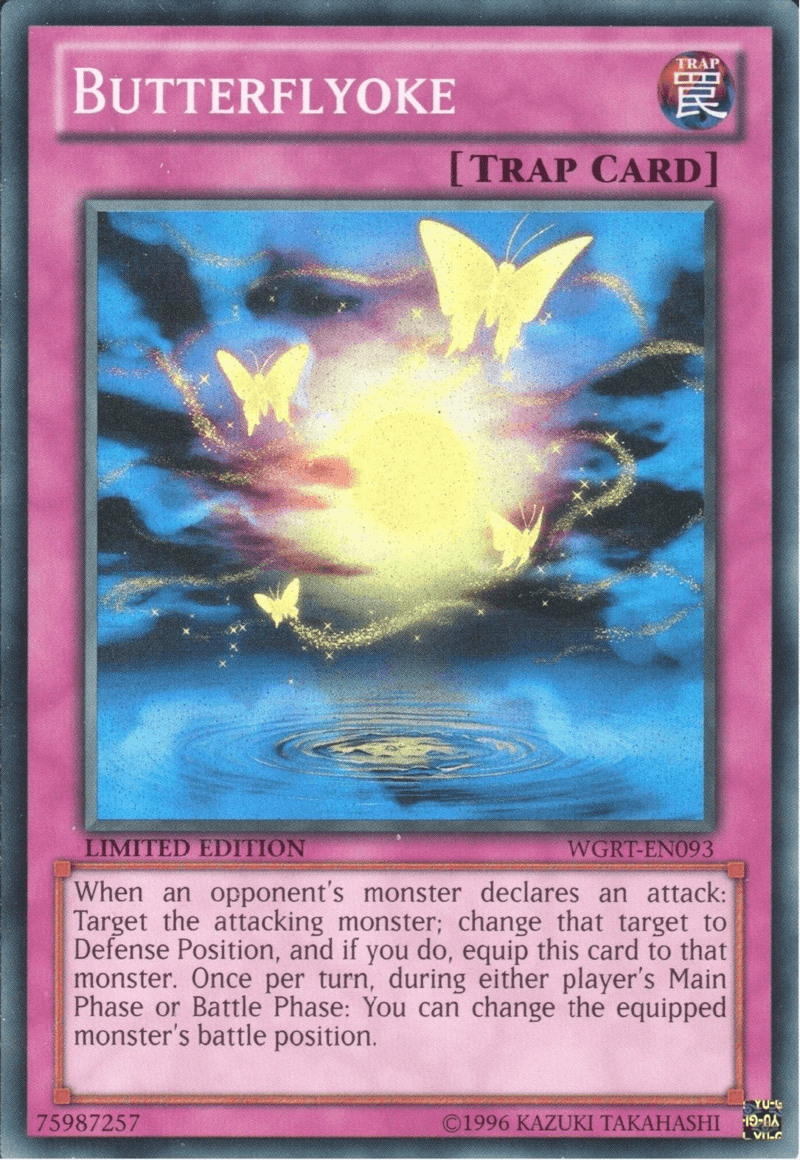 Battle Pack 2: War of the Giants Reinforcements, Limited, Normal Trap, Super Rare, Trap Butterflyoke [WGRT-EN093] Super Rare - Trading Card World