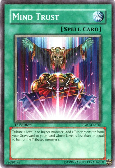 1st Edition, Common, Normal Spell, Raging Battle, Spell, Unlimited Mind Trust [RGBT-EN046] Common - Trading Card World