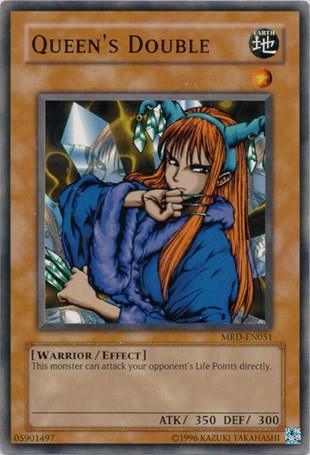 Earth, Effect Monster, Metal Raiders, Short Print, Unlimited, Warrior Queen's Double [MRD-EN051] Short Print - Trading Card World