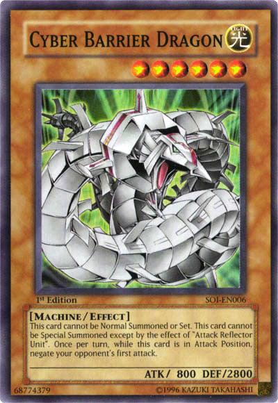 1st Edition, Effect Monster, Light, Machine, Shadow of Infinity, Super Rare, Unlimited Cyber Barrier Dragon [SOI-EN006] Super Rare - Trading Card World