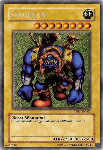 Beast-Warrior, Earth, Normal Monster, Premium Pack 2, Secret Rare, Unlimited Sengenjin [PP02-EN003] Secret Rare - Trading Card World