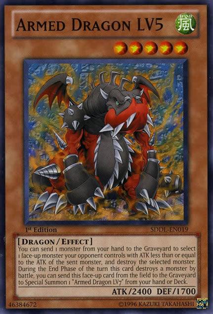1st Edition, Common, Dragon, Effect Monster, Structure Deck: Dragunity Legion, Unlimited, Wind Armed Dragon LV5 [SDDL-EN019] Common - Trading Card World