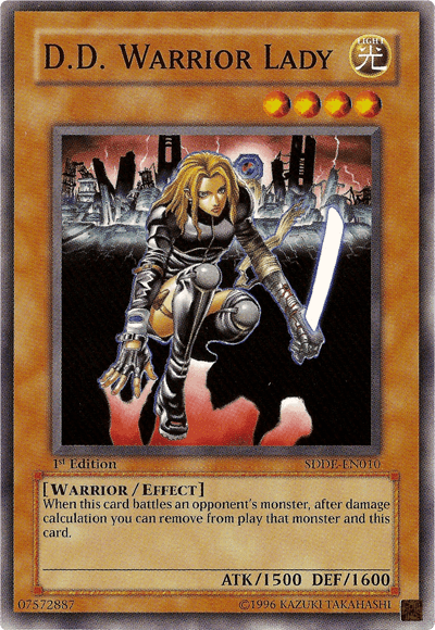 1st Edition, Common, Effect Monster, Light, Structure Deck: The Dark Emperor, Unlimited, Warrior D.D. Warrior Lady [SDDE-EN010] Common - Trading Card World