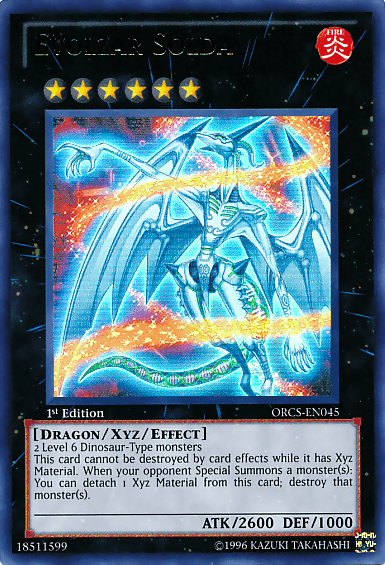 1st Edition, Dragon, Fire, Order of Chaos, Ultra Rare, Unlimited, Xyz/Effect Monster Evolzar Solda [ORCS-EN045] Ultra Rare - Trading Card World