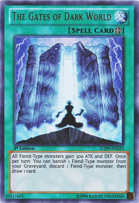 1st Edition, Field Spell, Legendary Collection 4: Joey's World, Spell, Ultra Rare The Gates of Dark World [LCJW-EN253] Ultra Rare - Trading Card World