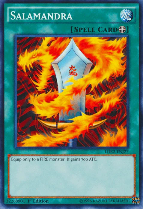 1st Edition, Common, Equip Spell, Legendary Decks II, Spell, Unlimited Salamandra [LDK2-ENJ27] Common - Trading Card World