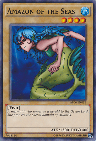 Astral Pack 6, Common, Fish, Normal Monster, Unlimited, Water Amazon of the Seas [AP06-EN016] Common - Trading Card World