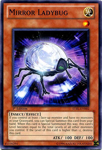 1st Edition, Common, Effect Monster, Insect, Light, Starstrike Blast, Unlimited Mirror Ladybug [STBL-EN002] Common - Trading Card World