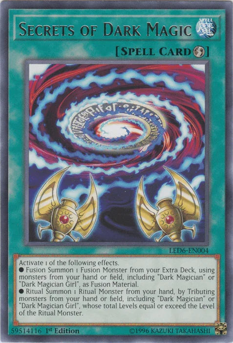 1st Edition, Legendary Duelists: Magical Hero, Quick Play Spell, Rare, Spell, Unlimited Secrets of Dark Magic [LED6-EN004] Rare - Trading Card World