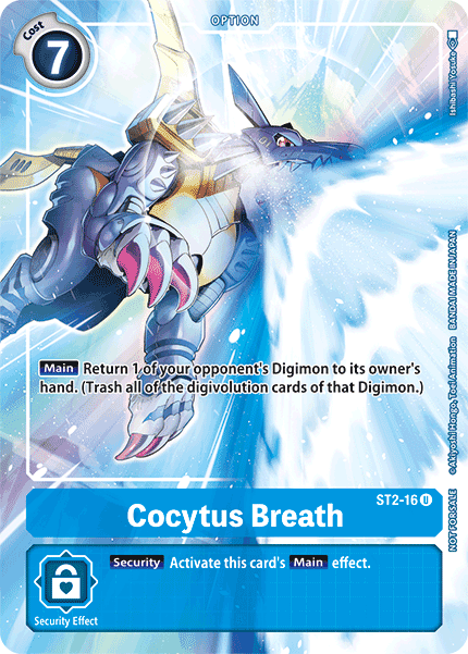 Blue, Option, ST2-16, Starter Deck: Cocytus Blue Promos, Uncommon Cocytus Breath [ST2-16] (Tamer's Evolution Box) [Starter Deck: Cocytus Blue Promos] - Trading Card World