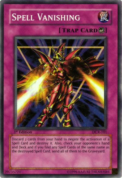 1st Edition, Counter Trap, Dark Crisis, Super Rare, Trap, Unlimited Spell Vanishing [DCR-101] Super Rare - Trading Card World