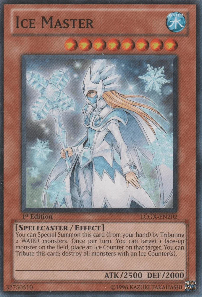1st Edition, Common, Effect Monster, Legendary Collection 2, Spellcaster, Unlimited, Water Ice Master [LCGX-EN202] Common - Trading Card World