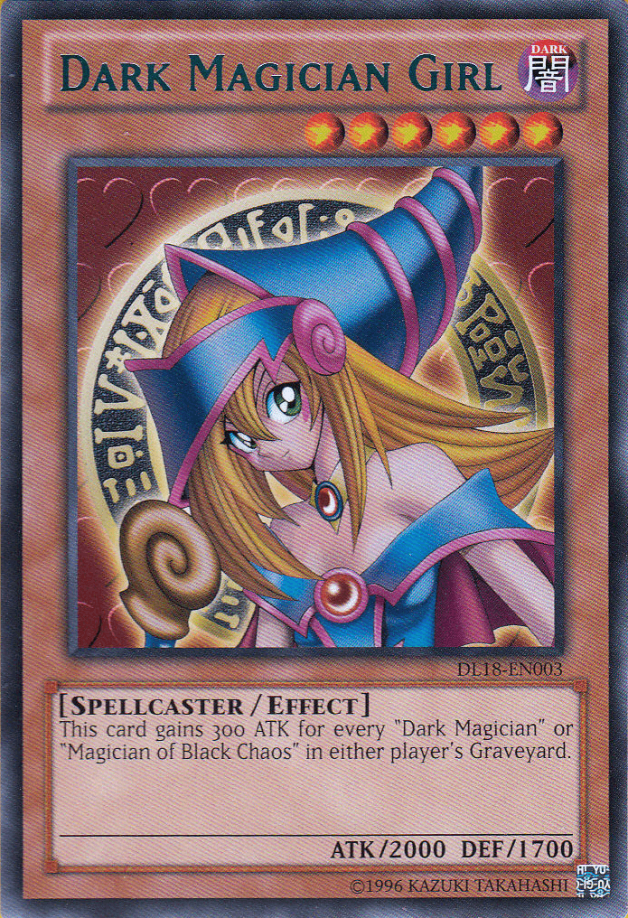 Dark, Duelist League Promo, Effect Monster, Rare, Spellcaster, Unlimited Dark Magician Girl (Green) [DL18-EN003] Rare - Trading Card World