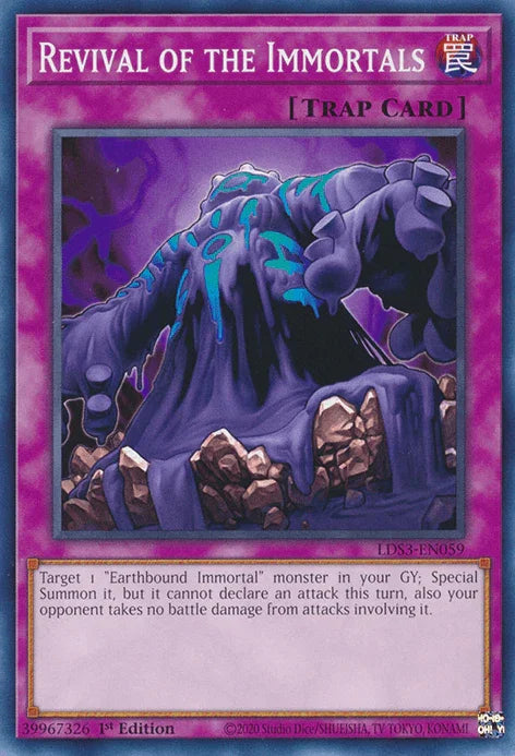1st Edition, Common, Legendary Duelists: Season 3, Normal Trap, Trap Revival of the Imortals [LDS3-EN059] Common - Trading Card World