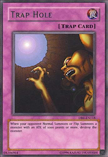 Dark Beginning 1, Normal Trap, Rare, Trap, Unlimited Trap Hole [DB1-EN118] Rare - Trading Card World