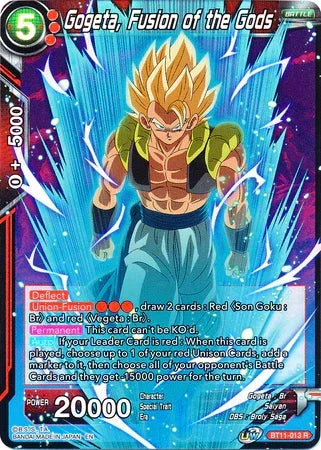 Gogeta, Fusion of the Gods (BT11-013) [Vermilion Bloodline 2nd Edition]